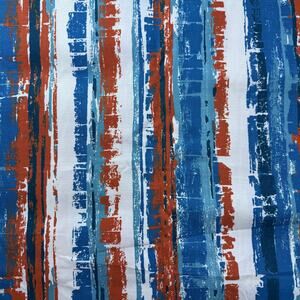 Printed graphic upholstery yardage painterly stripe print